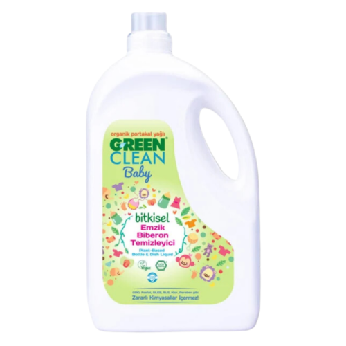 U Green Clean Baby Organik Portakal Yağlı Bitkisel Biberon ve Emzik Temizleyici 2750 Ml