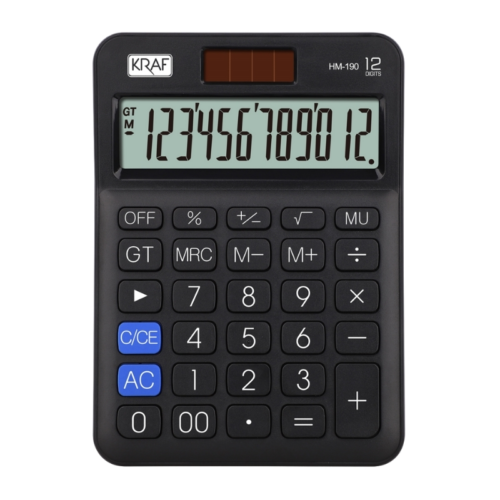 Kraf HM-190 Hesap Makinesi 12 Haneli