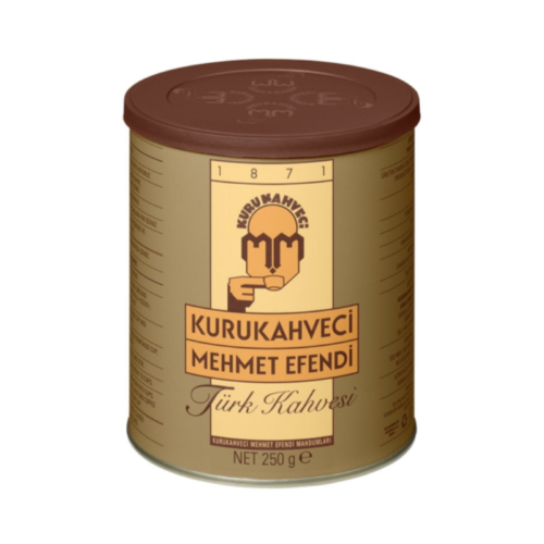 Kurukahveci Mehmet Efendi Teneke Kutu Türk Kahvesi 250 Gr 12'li