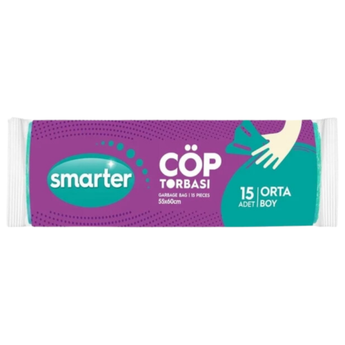 Smarter Çöp Torbası Orta Boy 55 x 60 Cm