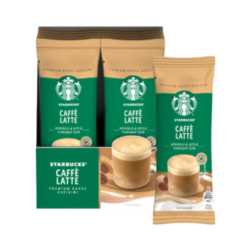 Starbucks Caffe Latte Premium Kahve Karışımı 10x18Gr