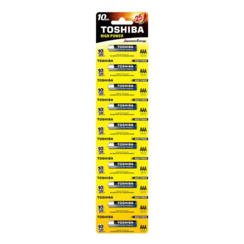 Toshiba LR03 High Power AAA Alkalin İnce Kalem Pil 10'lu