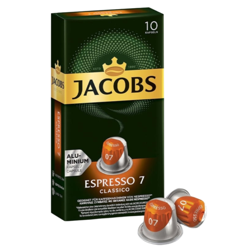 Jacobs Espresso 7 Classico Kapsül Kahve 10'lu Jacobs Espresso 7 Classico Kapsül Kahve 10'lu