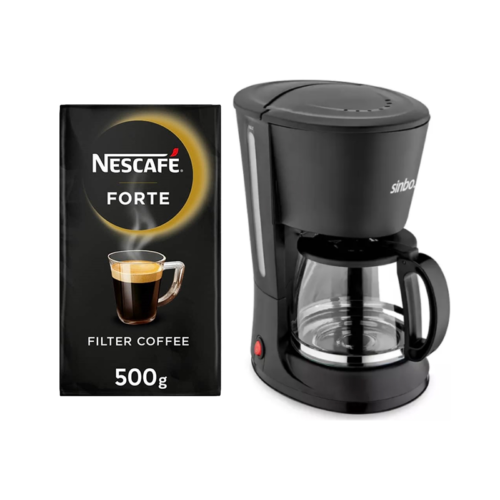 Nescafe Forte Filtre Kahve 500 Gr 16 Paket + Sinbo SCM-2938 Filtre Kahve Makinesi Hediyeli Nescafe Forte Filtre Kahve 500 Gr 16 Paket + Sinbo SCM-2938 Filtre Kahve Makinesi Hediyeli