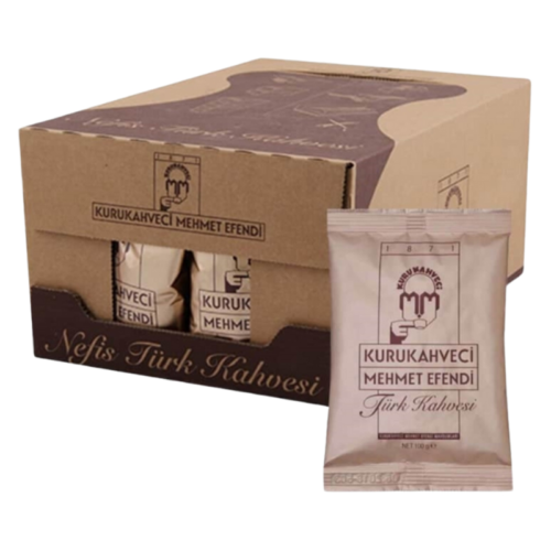 Kurukahveci Mehmet Efendi Türk Kahvesi 100 Gr 25'li Paket Kurukahveci Mehmet Efendi Türk Kahvesi 100 Gr 25'li Paket
