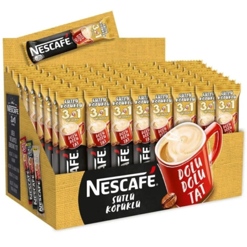 Nescafe 3'ü 1 Arada Sütlü Köpüklü Kahve 18 Gr 72'li Nescafe 3'ü 1 Arada Sütlü Köpüklü Kahve 18 Gr 72'li