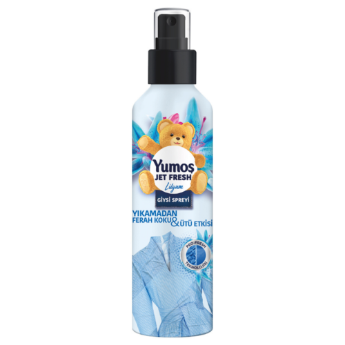 Yumoş Jetfresh Sprey Çamaşır Parfümü 200 ml Lilyum