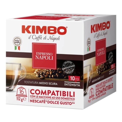 Kimbo Napoli Dolce Gusto Uyumlu Kapsül Kahve (16’lı Kutuda)