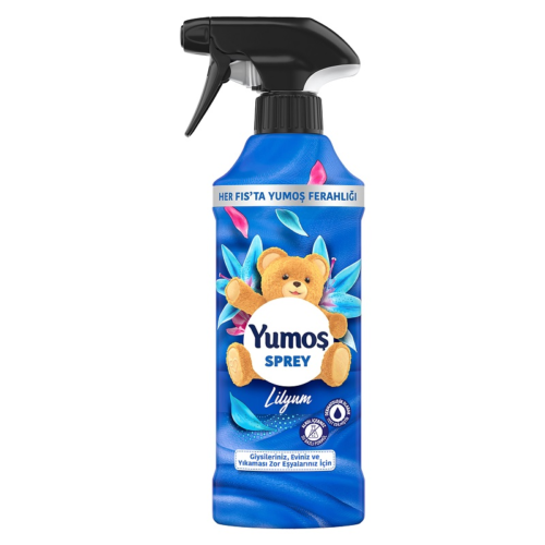 Yumoş Sprey Çamaşır Parfümü 450 ml Lilyum