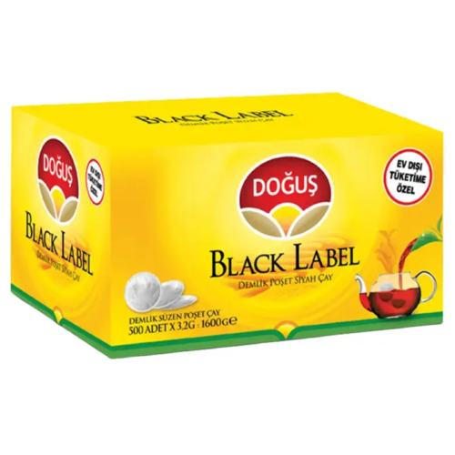 Doğuş Black Label Demlik Poşet Çay 500'lü Doğuş Black Label Demlik Poşet Çay 500'lü