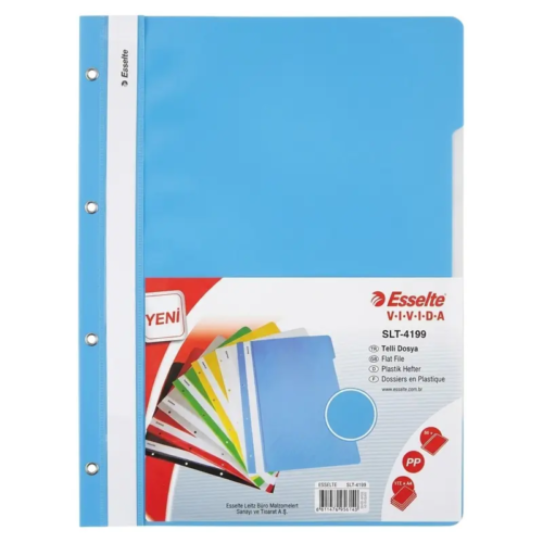 Esselte 4199 Telli Dosya50'li Açık Mavi