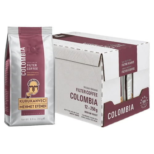 Mehmet Efendi Colombian Filtre Kahve 250 Gr 12'li
