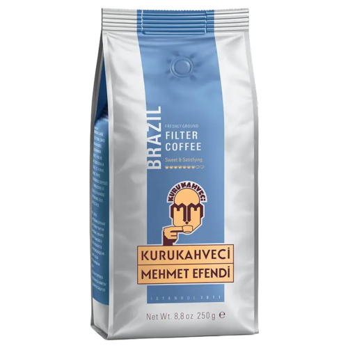 Kurukahveci Mehmet Efendi Brazilian Filtre Kahve 250 Gr Kurukahveci Mehmet Efendi Brazilian Filtre Kahve 250 Gr