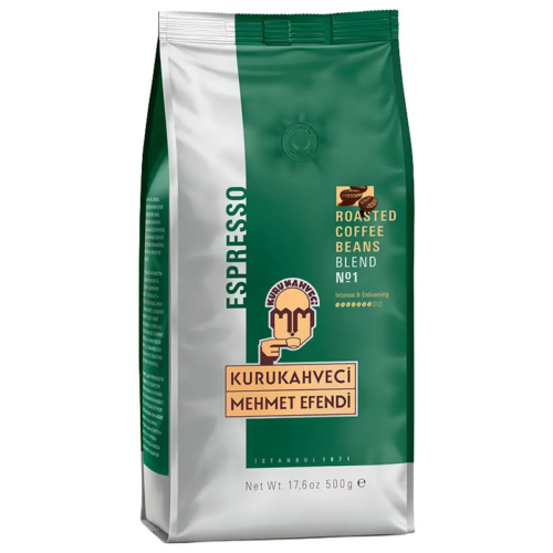 Kurukahveci Mehmet Efendi Espresso Çekirdek Kahve 500 Gr Kurukahveci Mehmet Efendi Espresso Çekirdek Kahve 500 Gr
