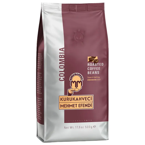 Kurukahveci Mehmet Efendi Colombian Çekirdek Kahve 500 Gr