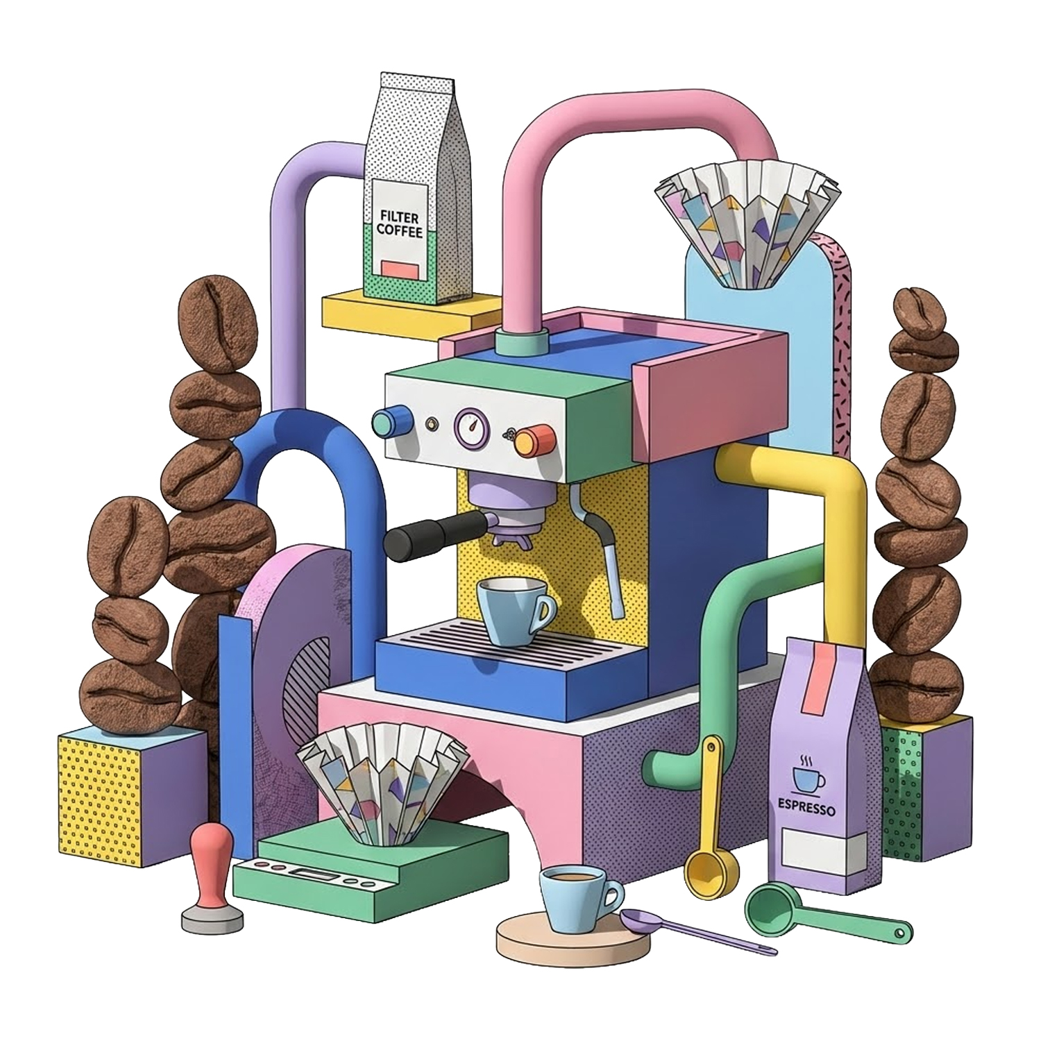 Kahve Çeşitleri,  Aksesuarları